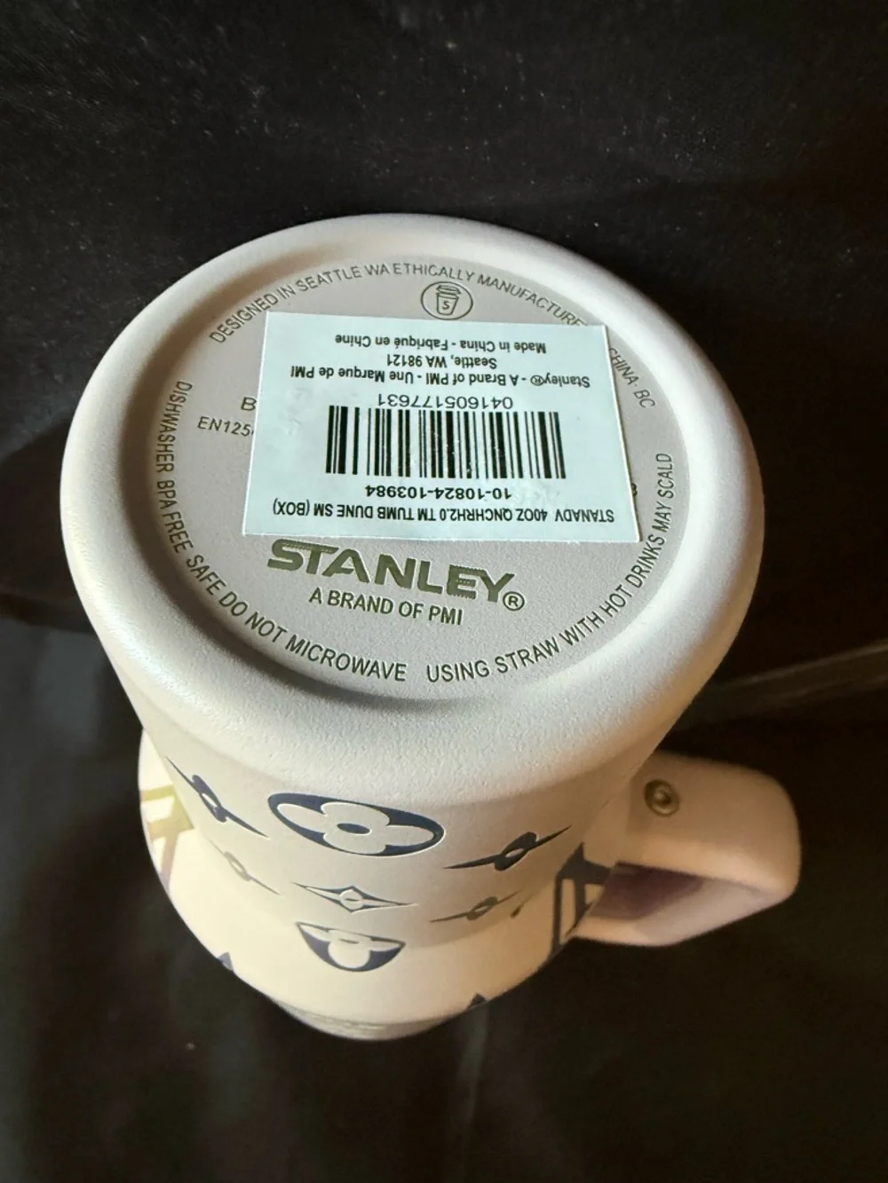 New Stanley 40oz Lavender Oil Slick Laser LEngravedV Tumbler Straw (No Box) - Picture 6 of 6